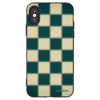 Picasee crna silikonska maskica za Apple iPhone X/XS - Shadow Chess