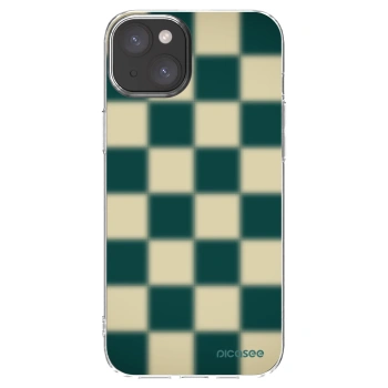 Picasee silikonska prozirna maskica za Apple iPhone 15 Plus - Shadow Chess