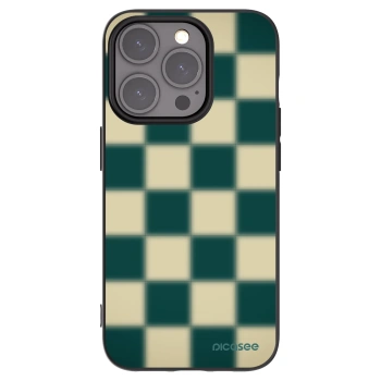 Picasee crna silikonska maskica za Apple iPhone 15 Pro - Shadow Chess