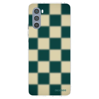 Picasee silikonska prozirna maskica za Motorola Moto G62 - Shadow Chess