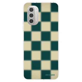Picasee silikonska prozirna maskica za Motorola Moto G51 - Shadow Chess