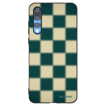 Picasee crna silikonska maskica za Huawei P20 Pro - Shadow Chess