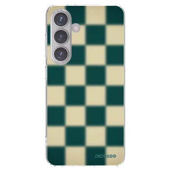 Picasee silikonska prozirna maskica za Samsung Galaxy S24 S921B 5G - Shadow Chess