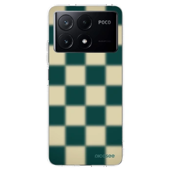 Picasee silikonska prozirna maskica za Xiaomi Poco X6 Pro - Shadow Chess