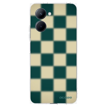 Picasee silikonska prozirna maskica za Realme C33 (2023) - Shadow Chess