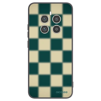Picasee crna silikonska maskica za Realme 12 Pro 5G - Shadow Chess