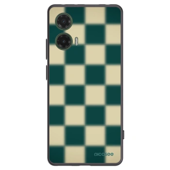 Picasee crna silikonska maskica za Motorola Moto G35 5G - Shadow Chess