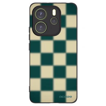 Picasee crna silikonska maskica za Xiaomi Redmi Note 14 4G - Shadow Chess