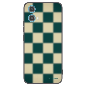 Picasee crna silikonska maskica za Motorola Moto G34 5G - Shadow Chess