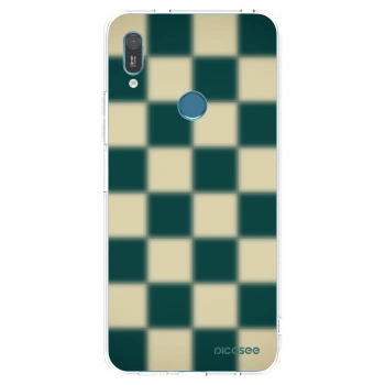Picasee silikonska prozirna maskica za Huawei Y6 2019 - Shadow Chess