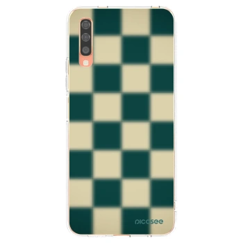 Picasee silikonska prozirna maskica za Samsung Galaxy A70 A705F - Shadow Chess