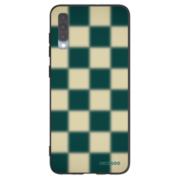Picasee crna silikonska maskica za Samsung Galaxy A70 A705F - Shadow Chess