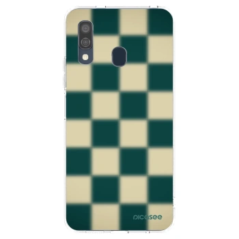 Picasee silikonska prozirna maskica za Samsung Galaxy A40 A405F - Shadow Chess