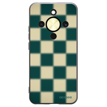 Picasee crna silikonska maskica za Honor Magic8 Lite 5G - Shadow Chess