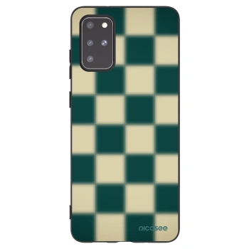 Picasee crna silikonska maskica za Samsung Galaxy S20+ G985F - Shadow Chess