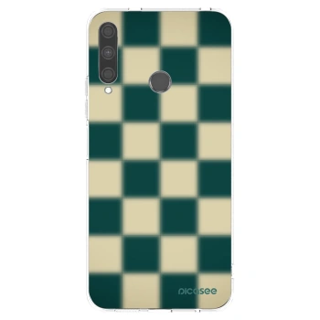 Picasee silikonska prozirna maskica za Huawei P40 Lite E - Shadow Chess