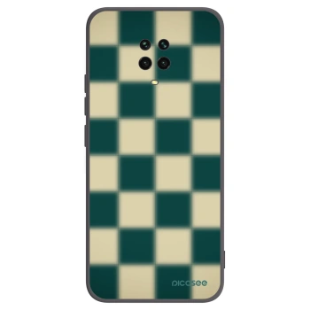 Picasee crna silikonska maskica za Xiaomi Redmi Note 9 Pro - Shadow Chess