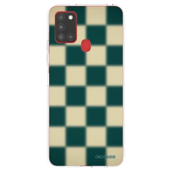 Picasee silikonska prozirna maskica za Samsung Galaxy A21s - Shadow Chess