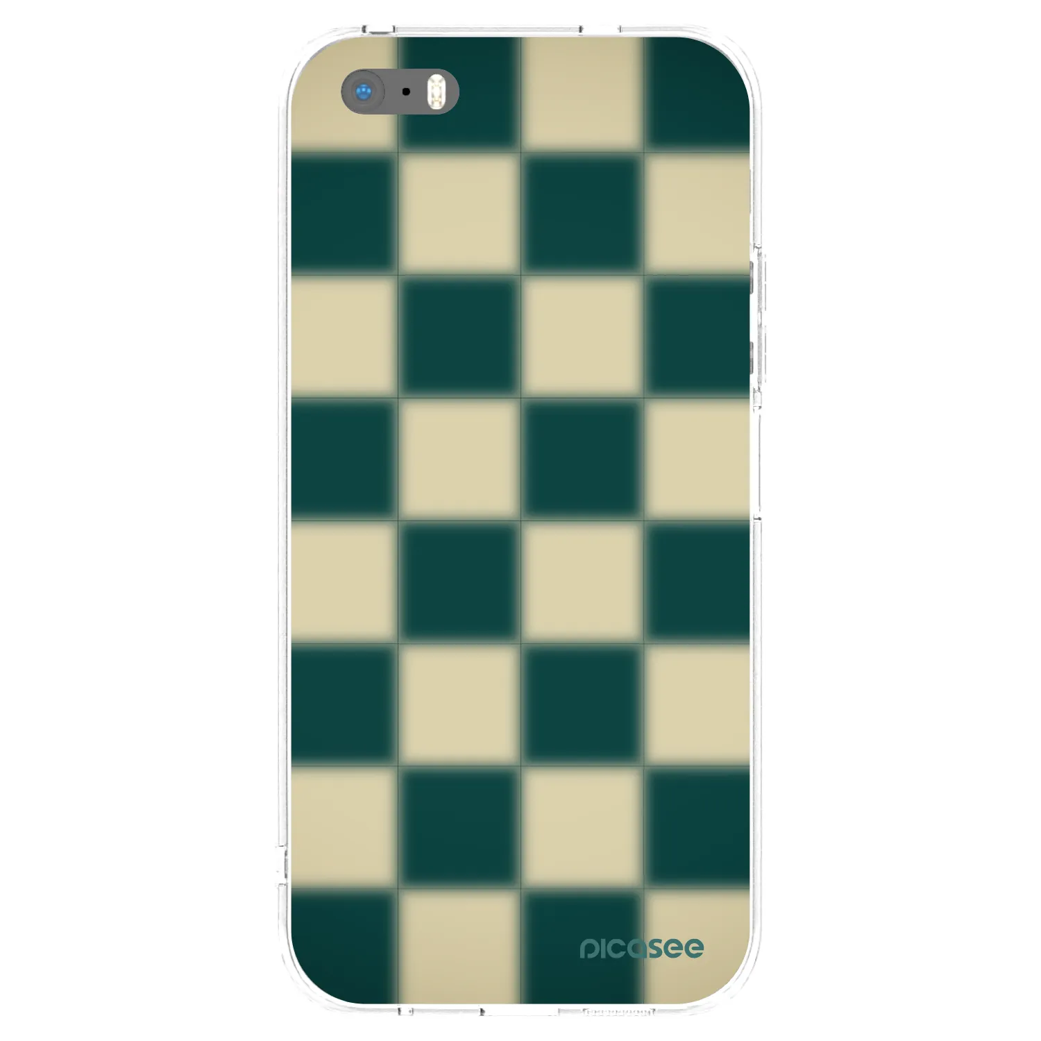 Picasee silikonska prozirna maskica za Apple iPhone 5/5S/SE - Shadow Chess