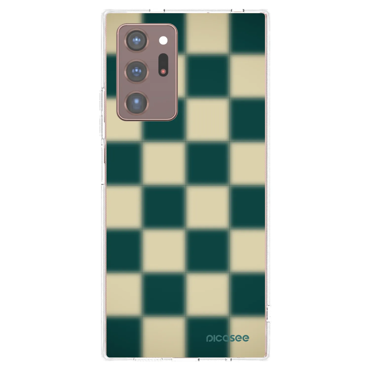 Picasee silikonska prozirna maskica za Samsung Galaxy Note 20 Ultra - Shadow Chess