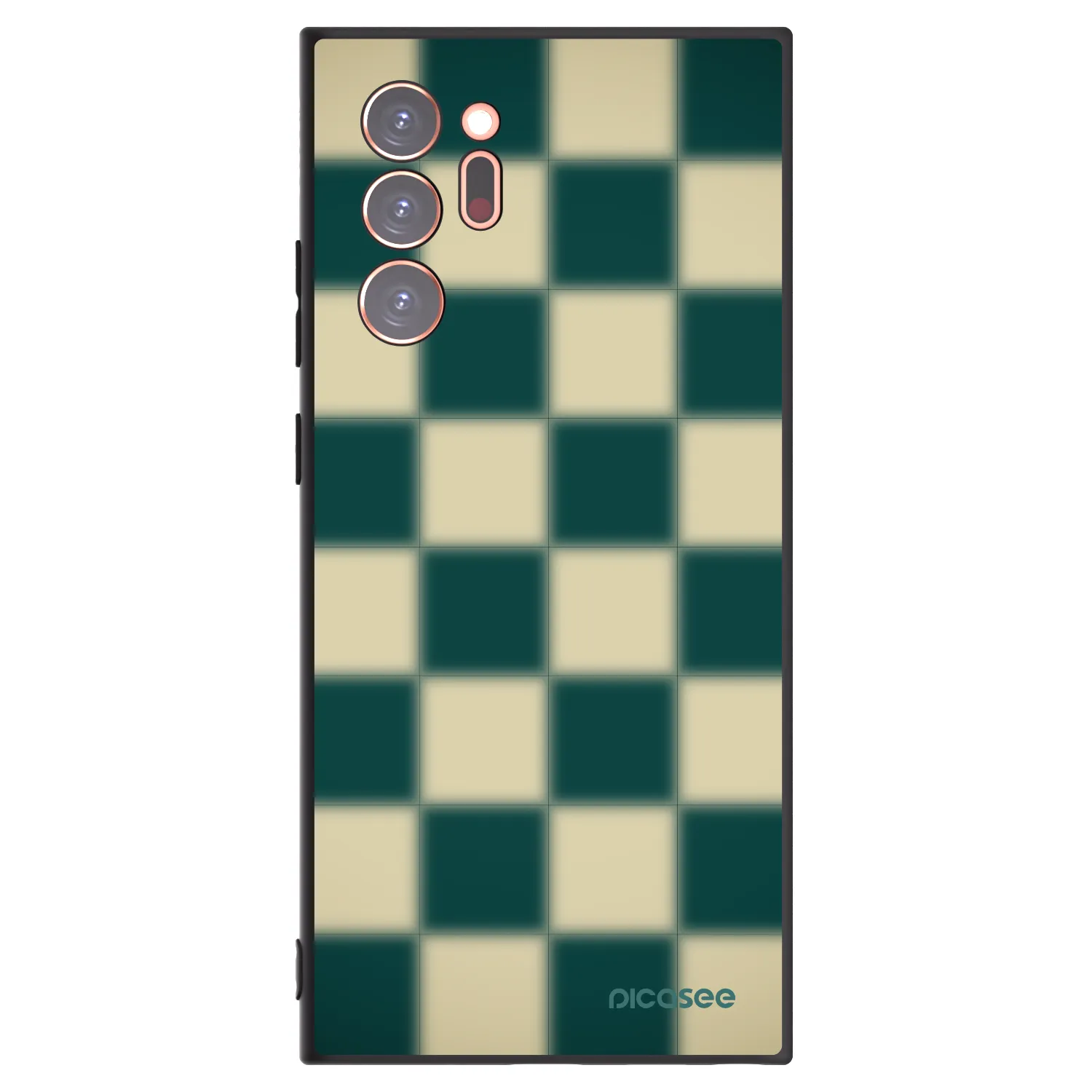Picasee crna silikonska maskica za Samsung Galaxy Note 20 Ultra - Shadow Chess