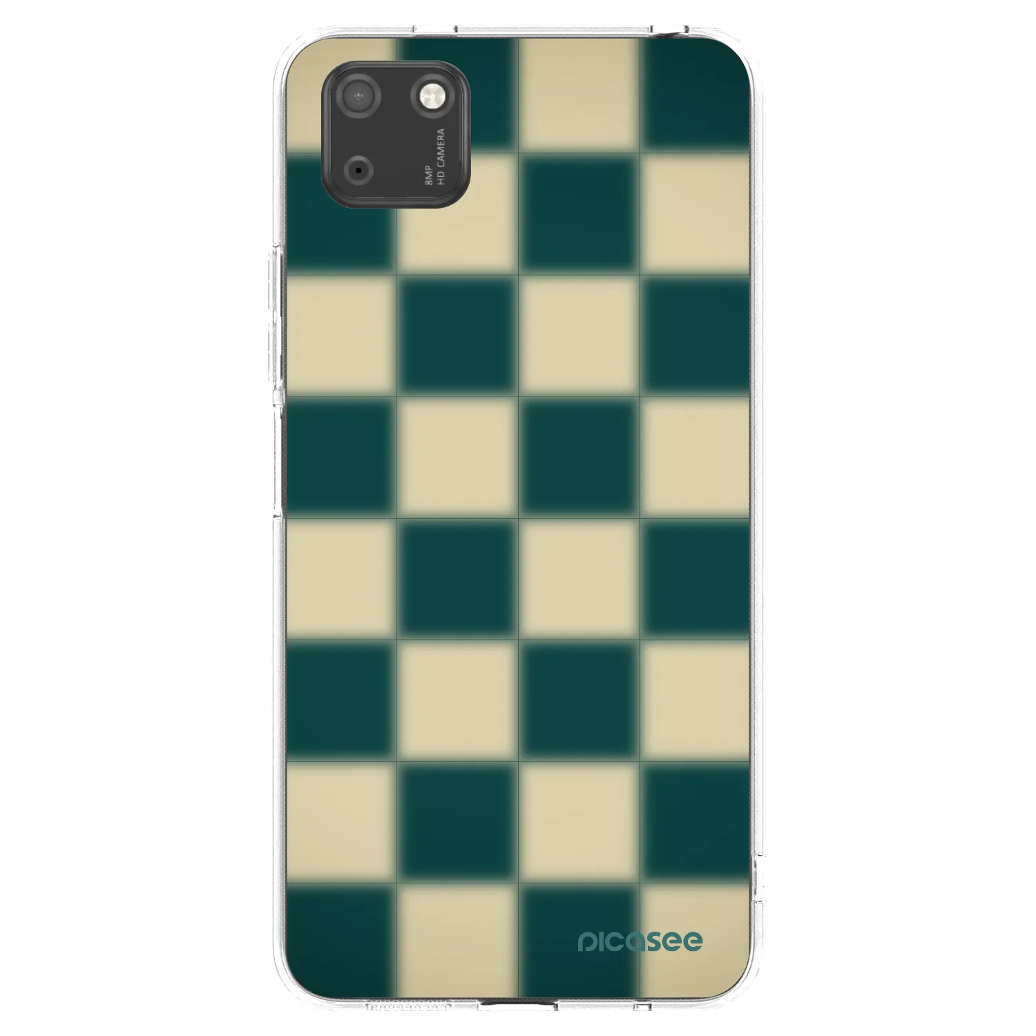 Picasee silikonska prozirna maskica za Huawei Y5P - Shadow Chess