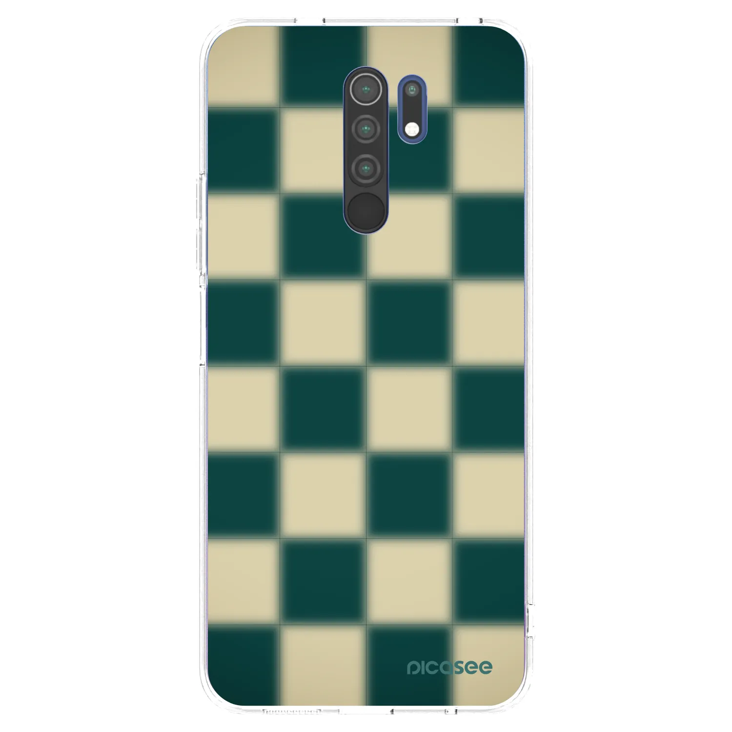 Picasee silikonska prozirna maskica za Xiaomi Redmi 9 - Shadow Chess