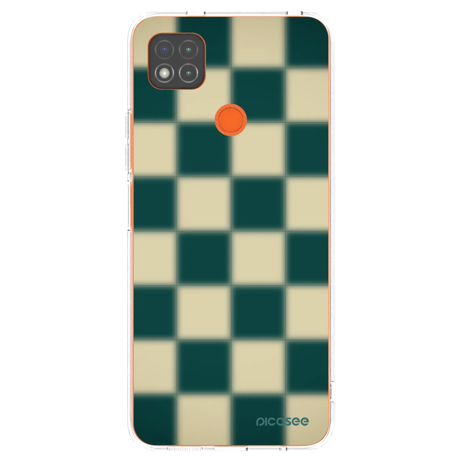 Picasee silikonska prozirna maskica za Xiaomi Redmi 9C - Shadow Chess
