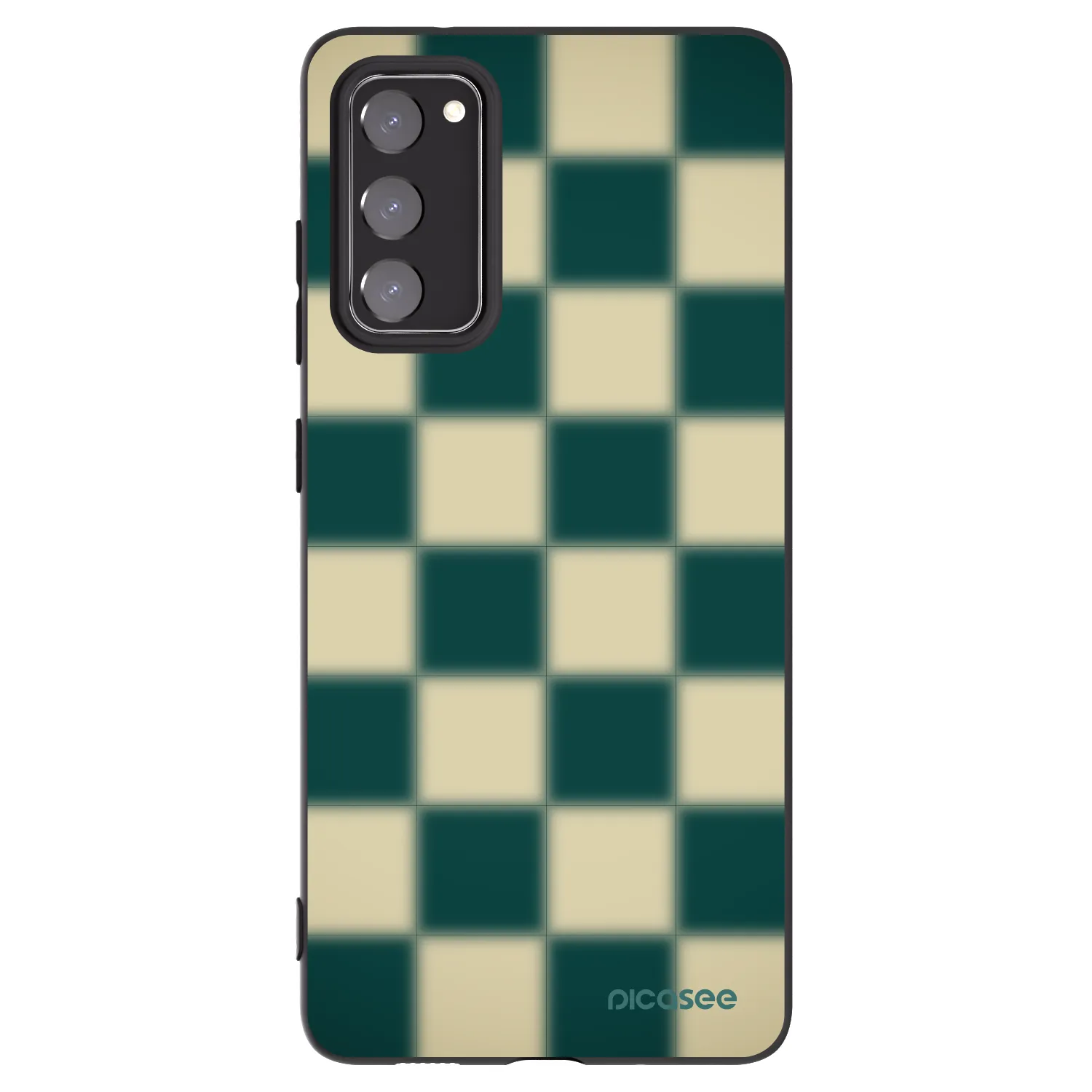 Picasee crna silikonska maskica za Samsung Galaxy S20 FE - Shadow Chess