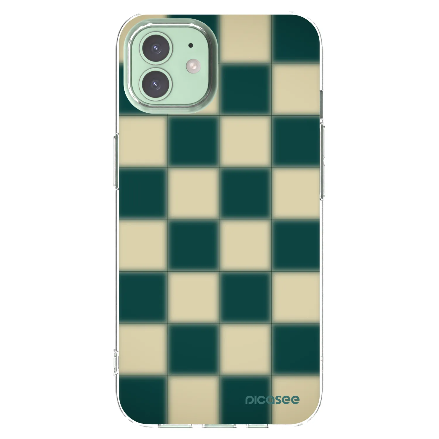 Picasee silikonska prozirna maskica za Apple iPhone 12 - Shadow Chess