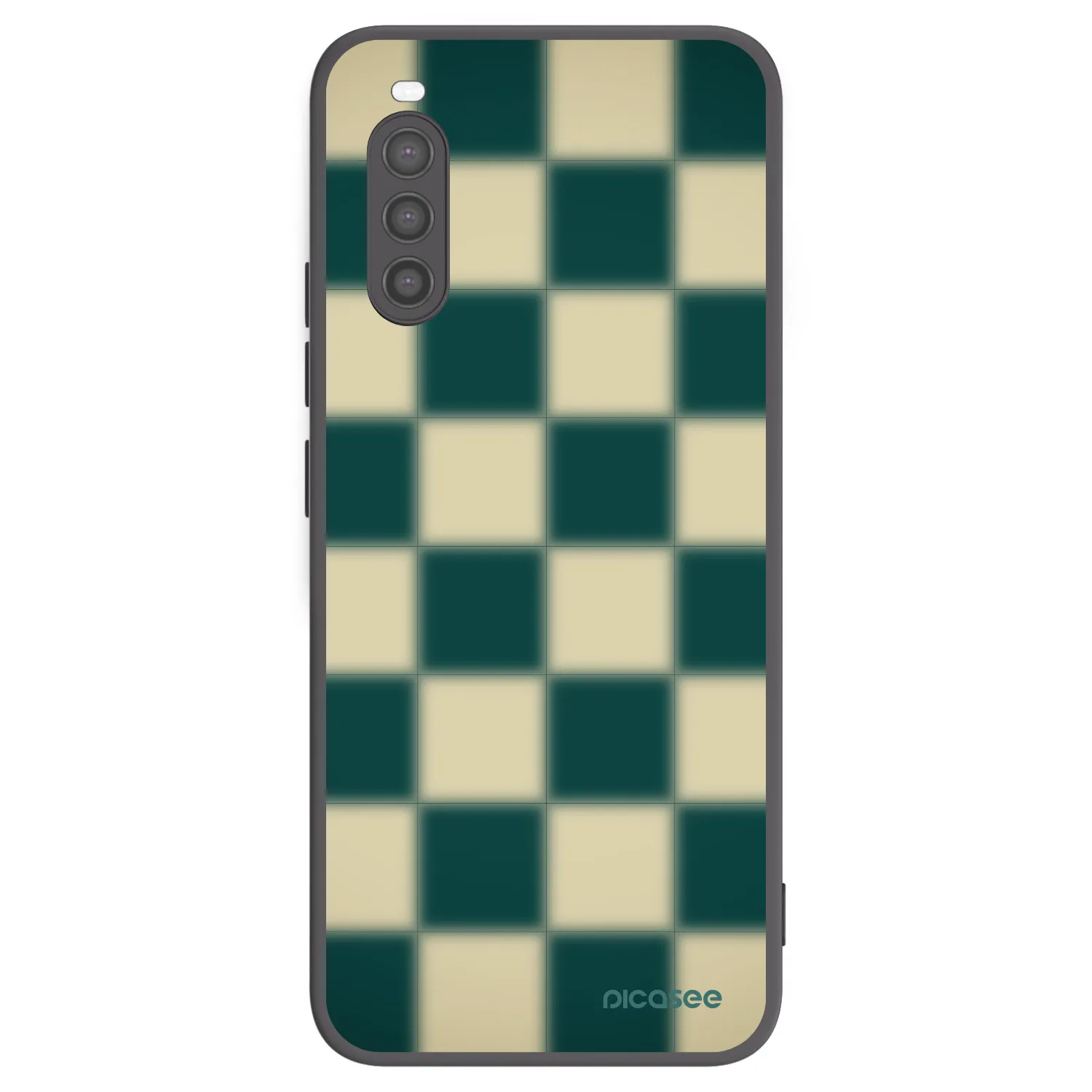 Picasee crna silikonska maskica za Sony Xperia 10 II - Shadow Chess