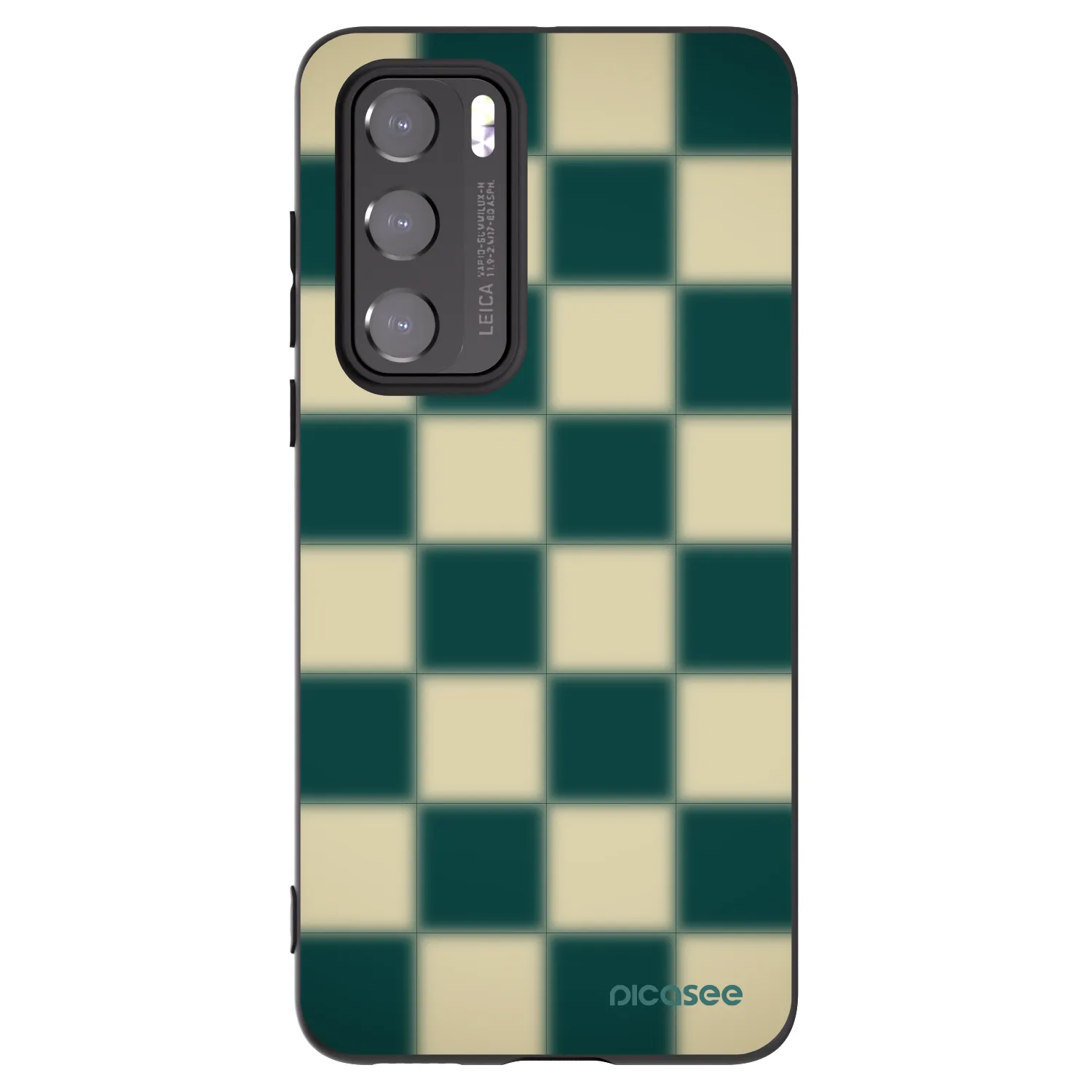 Picasee crna silikonska maskica za Huawei P40 - Shadow Chess