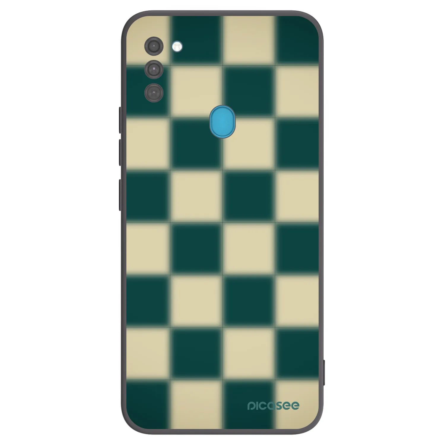 Picasee crna silikonska maskica za Samsung Galaxy M11 - Shadow Chess
