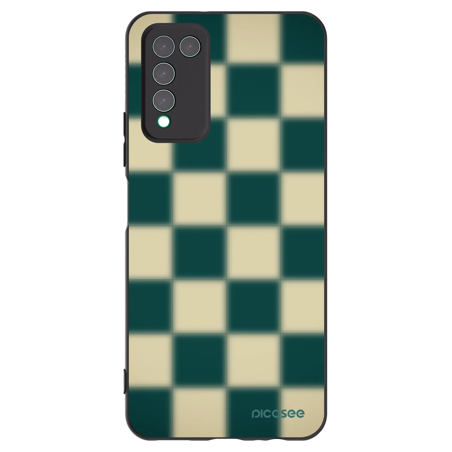 Picasee crna silikonska maskica za Honor 10X Lite - Shadow Chess