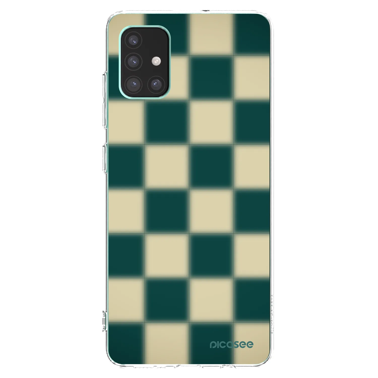 Picasee silikonska prozirna maskica za Samsung Galaxy M51 M515F - Shadow Chess