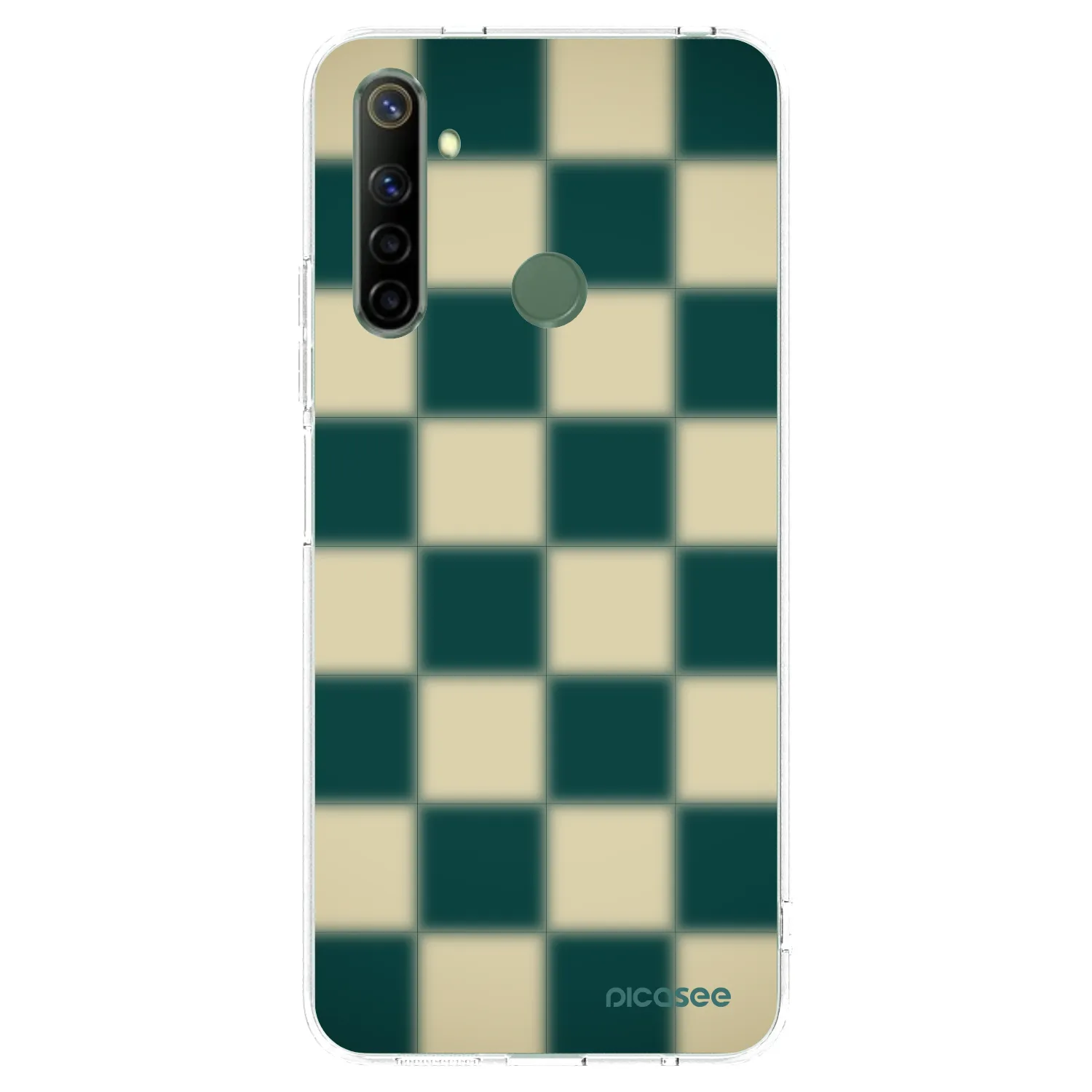 Picasee silikonska prozirna maskica za Realme 6i - Shadow Chess