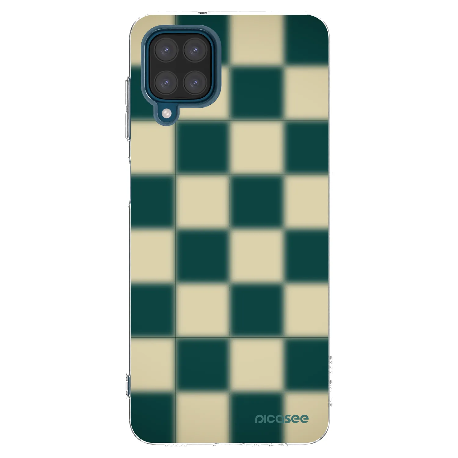 Picasee silikonska prozirna maskica za Samsung Galaxy A12 A125F - Shadow Chess
