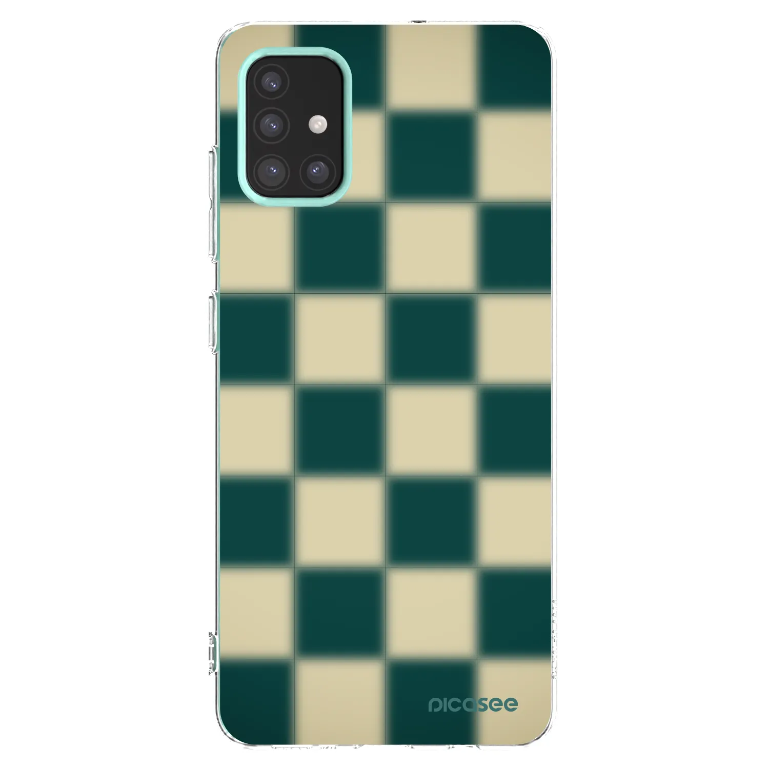 Picasee silikonska prozirna maskica za Samsung Galaxy M31s - Shadow Chess