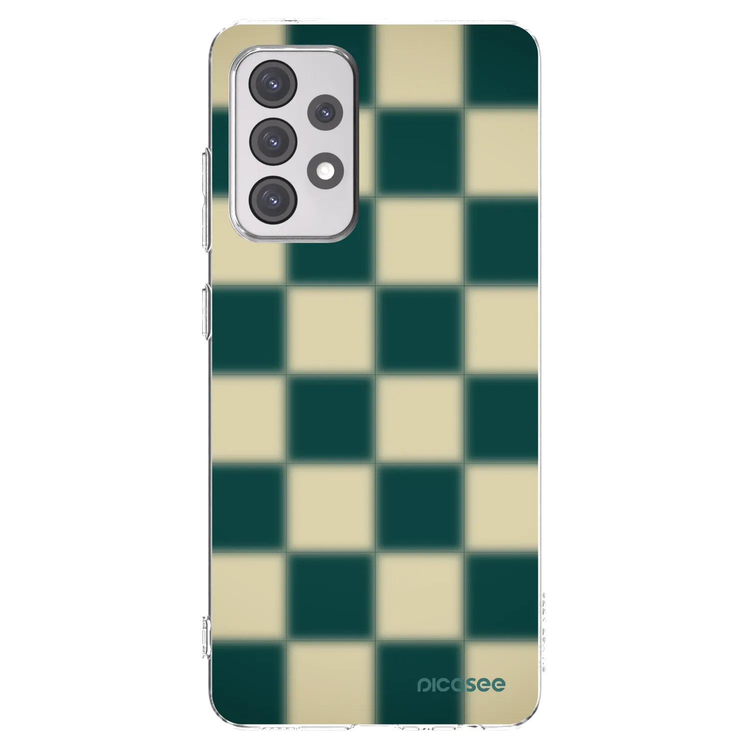 Picasee silikonska prozirna maskica za Samsung Galaxy A52 5G A525F - Shadow Chess