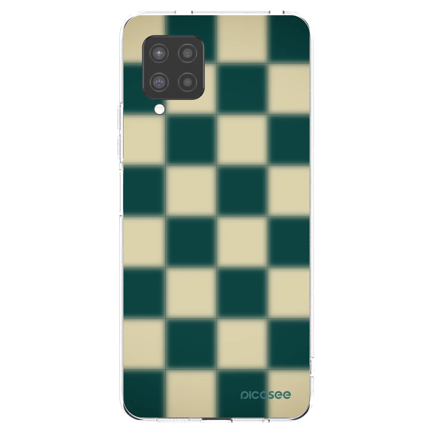 Picasee silikonska prozirna maskica za Samsung Galaxy A42 A426B - Shadow Chess