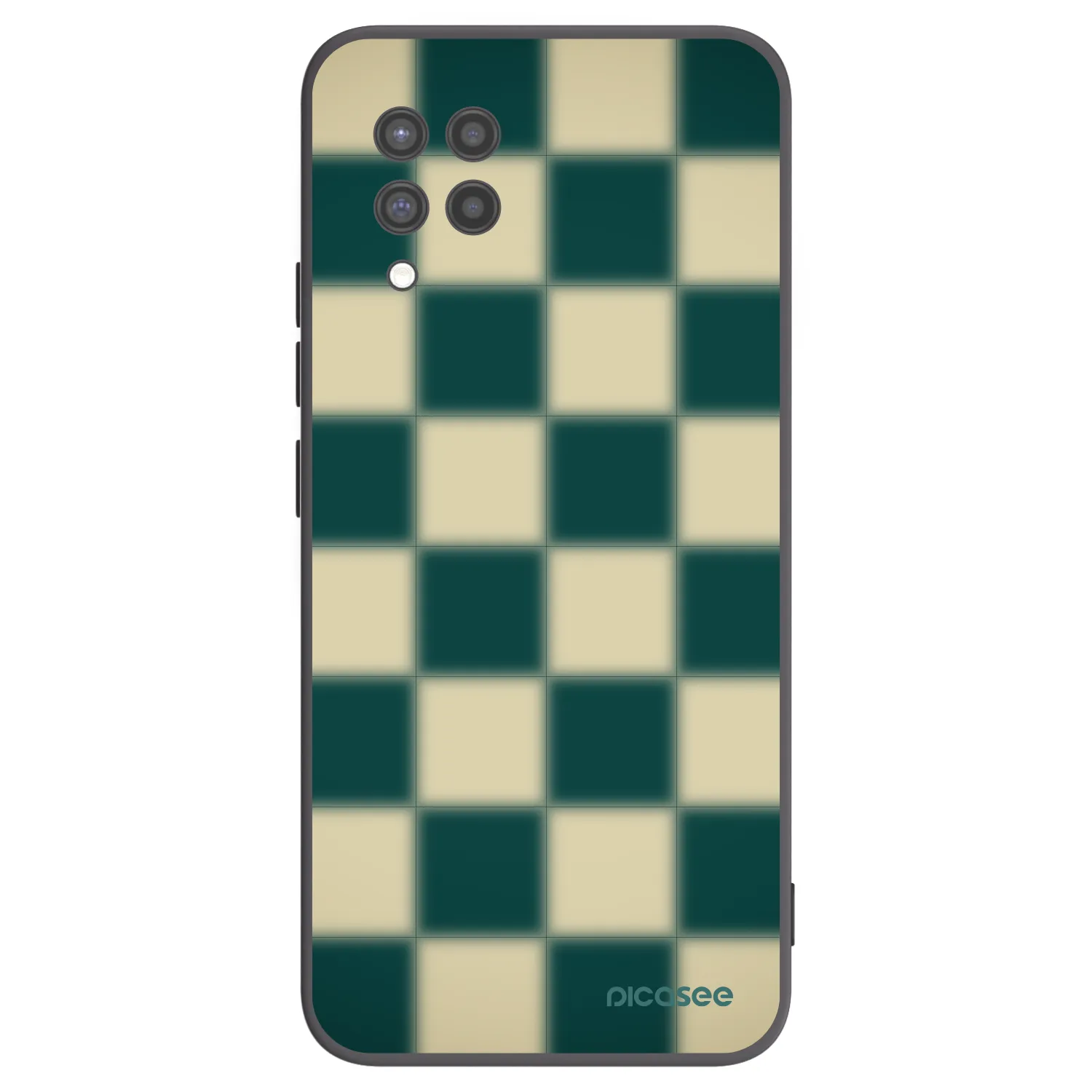 Picasee crna silikonska maskica za Samsung Galaxy A42 A426B - Shadow Chess