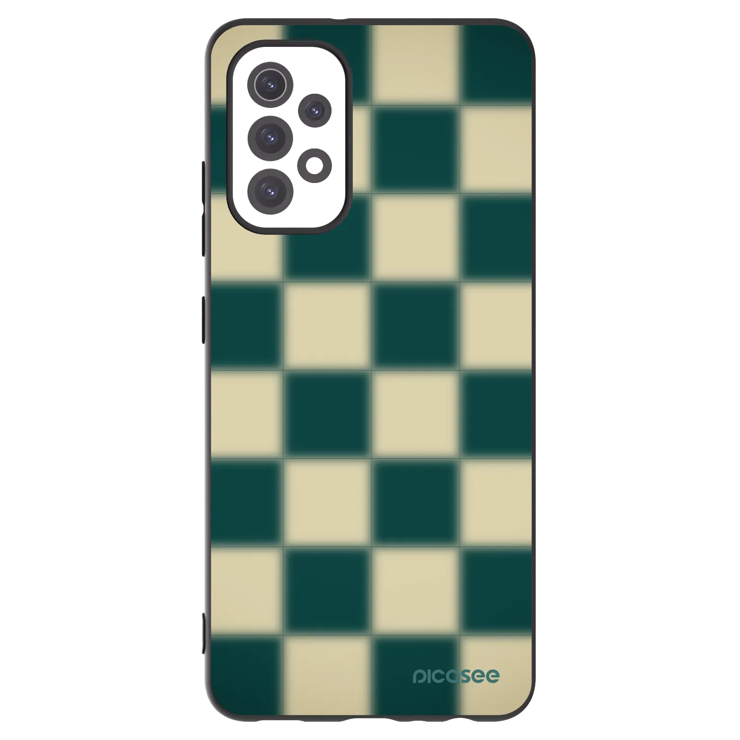 Picasee crna silikonska maskica za Samsung Galaxy A32 5G A326B - Shadow Chess