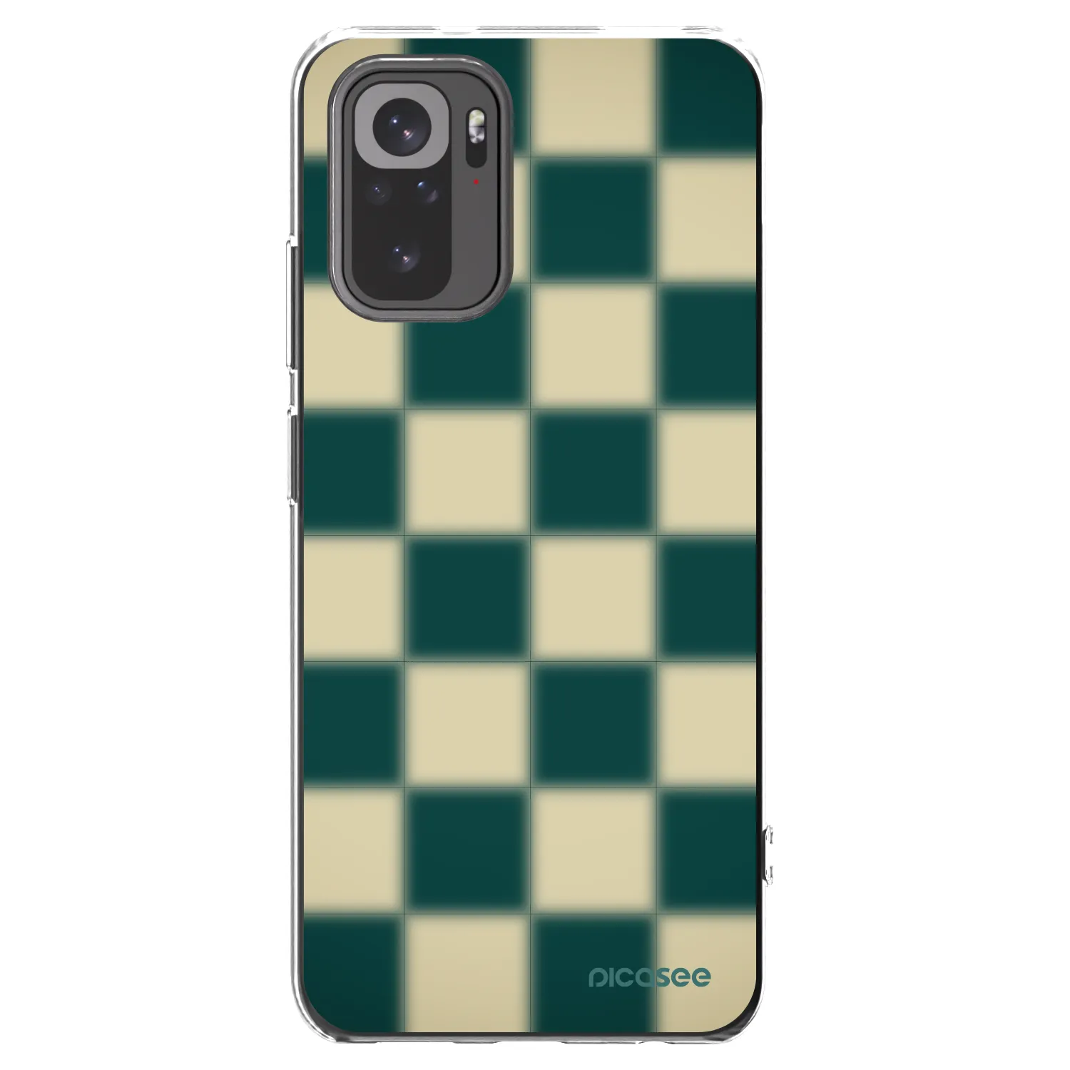 Picasee silikonska prozirna maskica za Xiaomi Redmi Note 10S - Shadow Chess