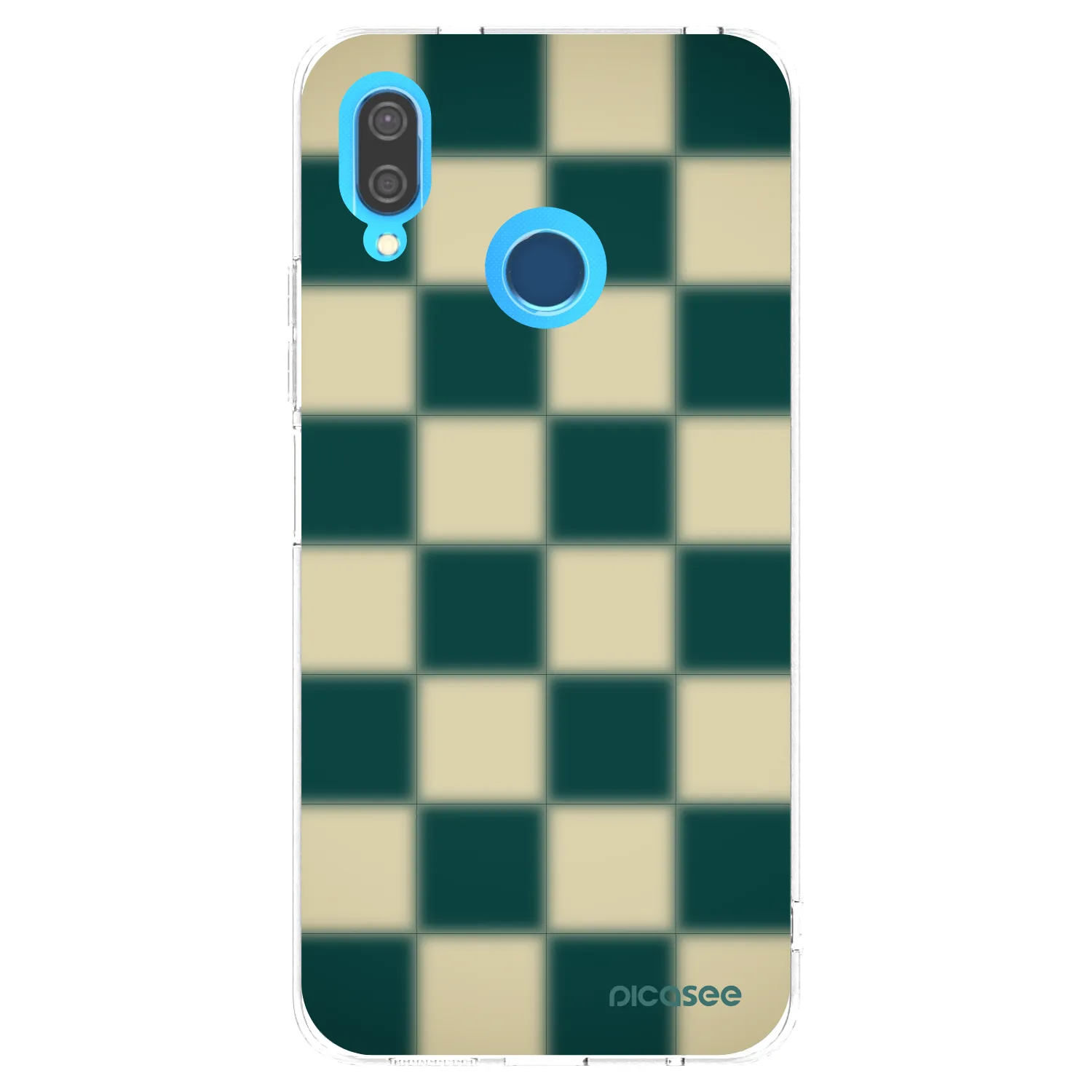 Picasee silikonska prozirna maskica za Huawei P20 Lite - Shadow Chess