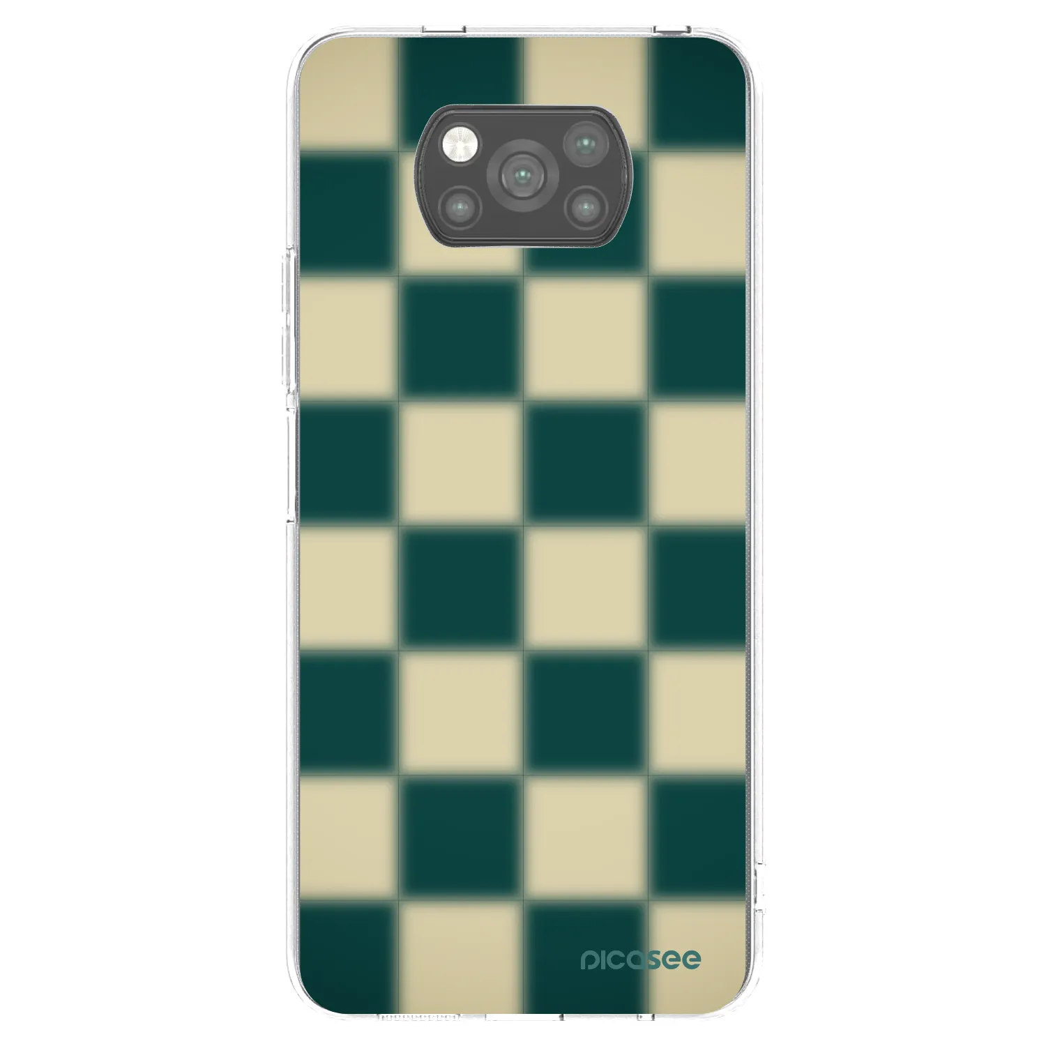 Picasee crna silikonska maskica za Xiaomi Poco X3 Pro - Shadow Chess