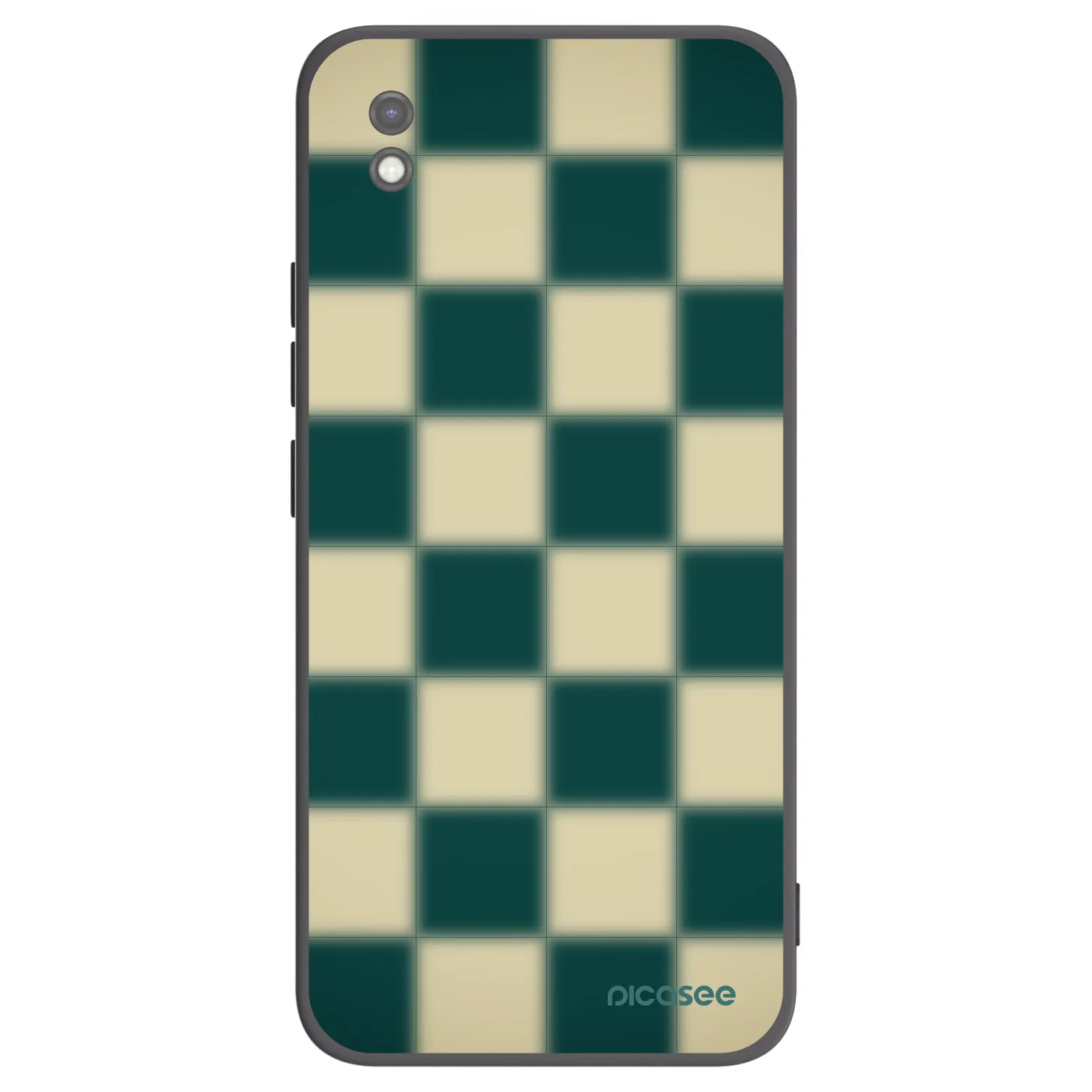 Picasee crna silikonska maskica za Xiaomi Redmi 9AT - Shadow Chess