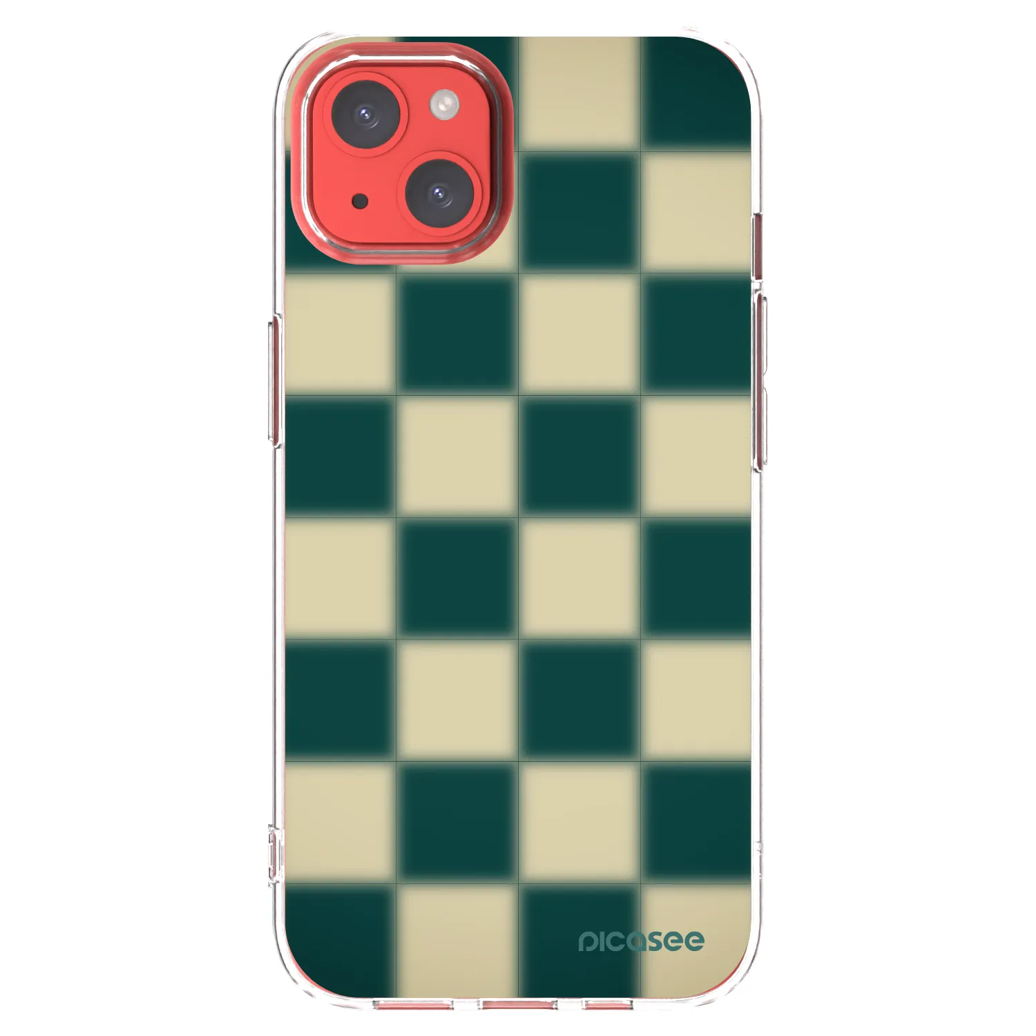 Picasee silikonska prozirna maskica za Apple iPhone 13 - Shadow Chess