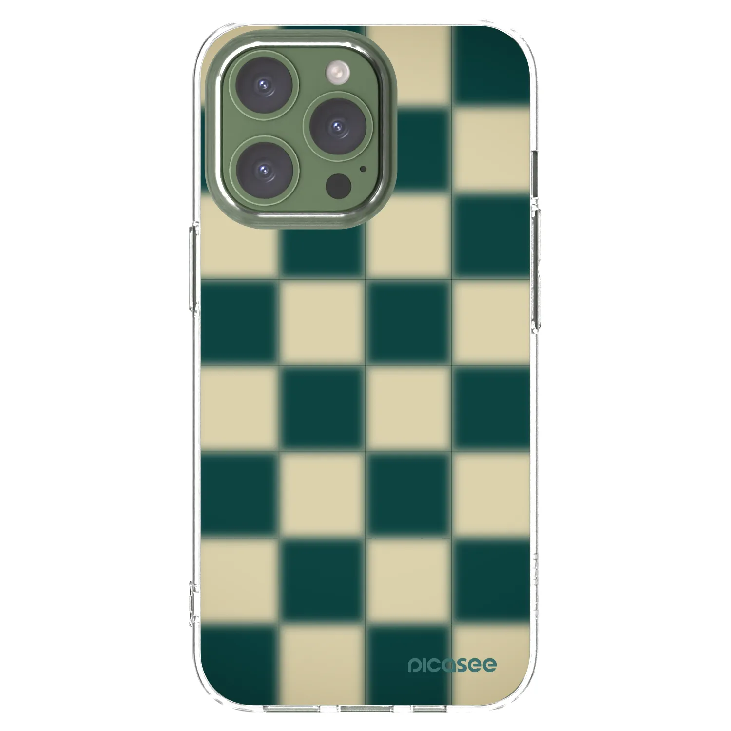 Picasee silikonska prozirna maskica za Apple iPhone 13 Pro - Shadow Chess