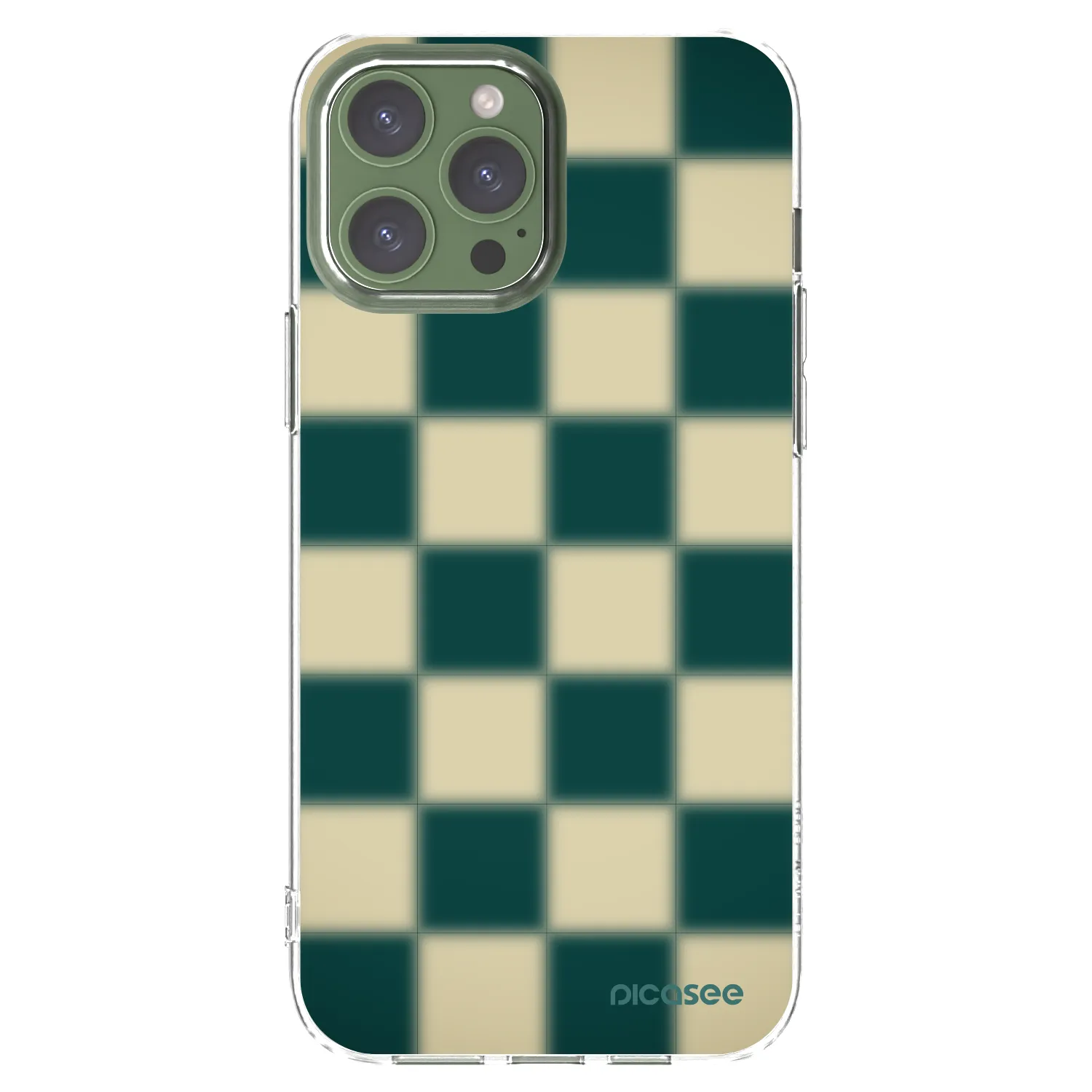Picasee silikonska prozirna maskica za Apple iPhone 13 Pro Max - Shadow Chess