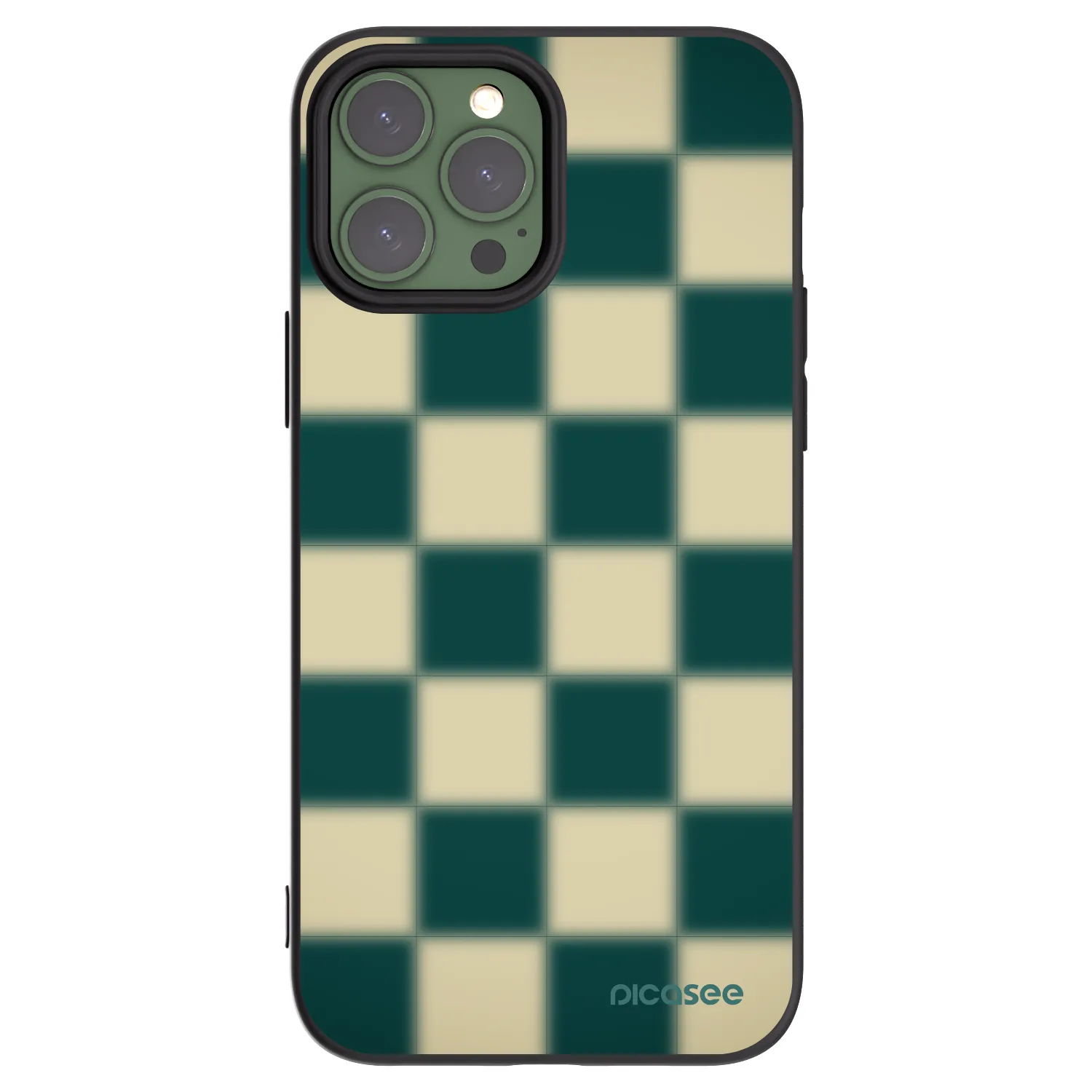 Picasee crna silikonska maskica za Apple iPhone 13 Pro Max - Shadow Chess